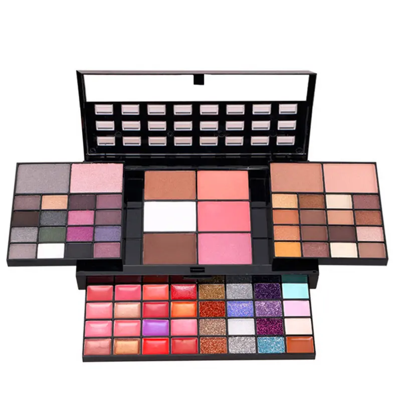 Practical 74 Color Foldtable Telescopic Makeup Boxcosmetic Organizer Large Capacity Storage Box Case Make Up Set 2