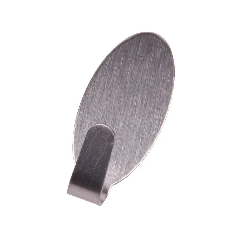 Practical Home Wall Practical Door Self Adhesive Stainless Steel Stick Holder Hook Hanger 2