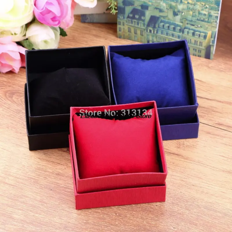 Practical Jewelry Box Present Gift Boxes For Bracelet Bangle Necklace Earrings Watch Case With Foam Pad Best Price 1