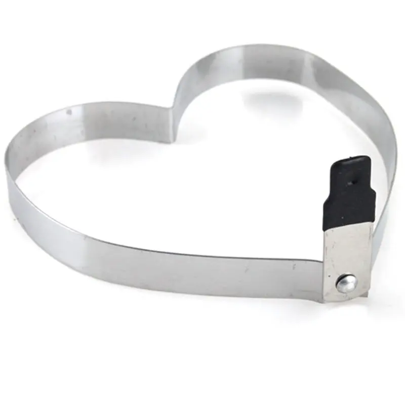 Practical Kitchen Heart Love Shaped Cook Fried Egg Mold Pancake Stainless Steel Mould 9509 1