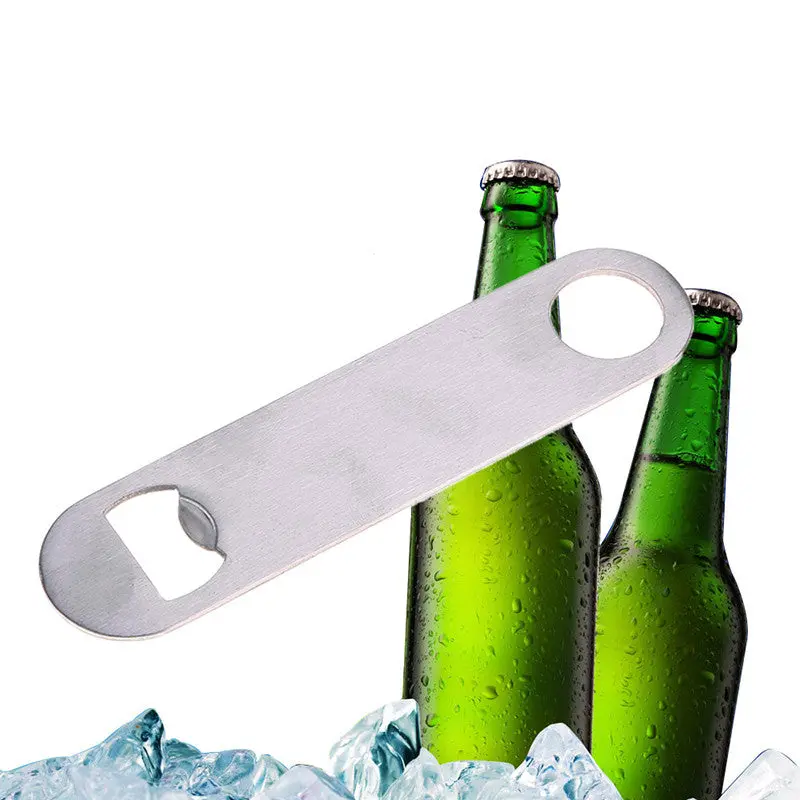 Practical Unique Stainless Steel Large Flat Speed Bottle Cap Opener Remover Bar Blade 71569 1
