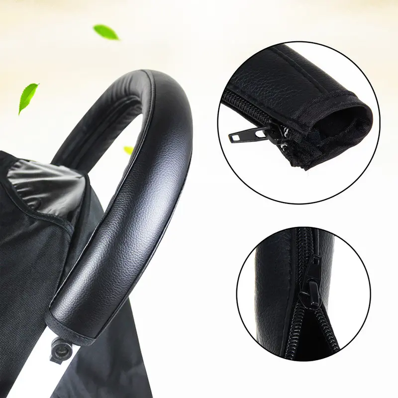 Pram Stroller Hle Cover Baby Stroller Armrest Pu Protective Case Cover For Hle Wheelchairs Black Baby Stroller Accessories 1