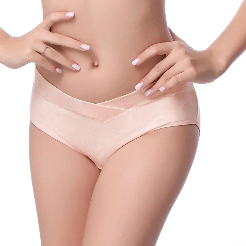 Pregnant Women Underwear Cotton Panties Low-Waist Briefs U-Shaped Maternity Panties Pregnant Briefs 4
