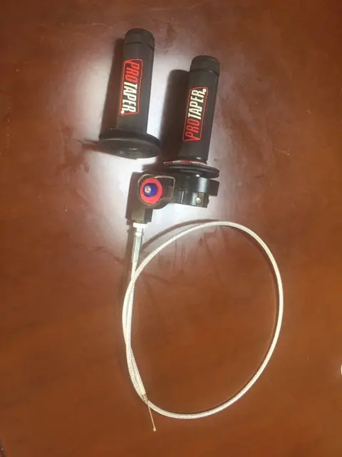 Premium Roller Wheel Throttle And Cable 1