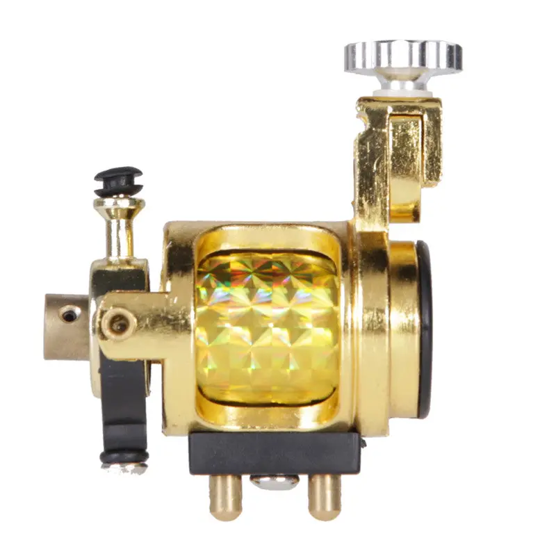 Pressional Pro Light Silent Golden Strong Tattoo Rotary Motor Liner Shader Tattoo Gun Machine 1