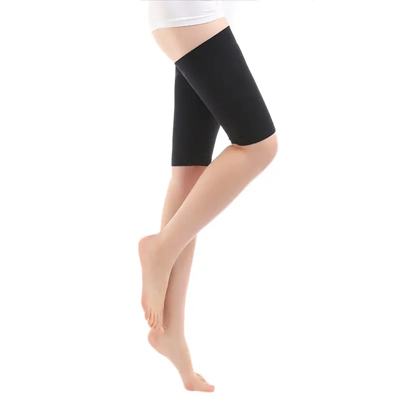 Pressure Stovepipe Socks Burn Fat Prevent Varicose Veins Thigh Guard With Skin Colour, Black Color 1