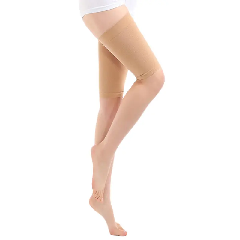 Pressure Stovepipe Socks Burn Fat Prevent Varicose Veins Thigh Guard With Skin Colour, Black Color 5