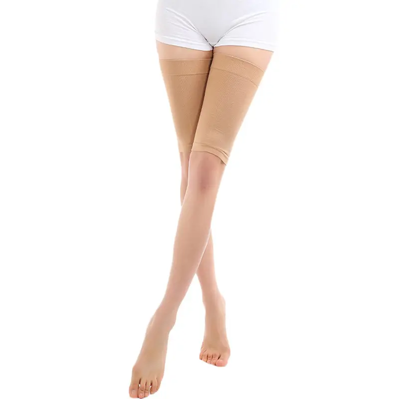 Pressure Stovepipe Socks Burn Fat Prevent Varicose Veins Thigh Guard With Skin Colour, Black Color 7