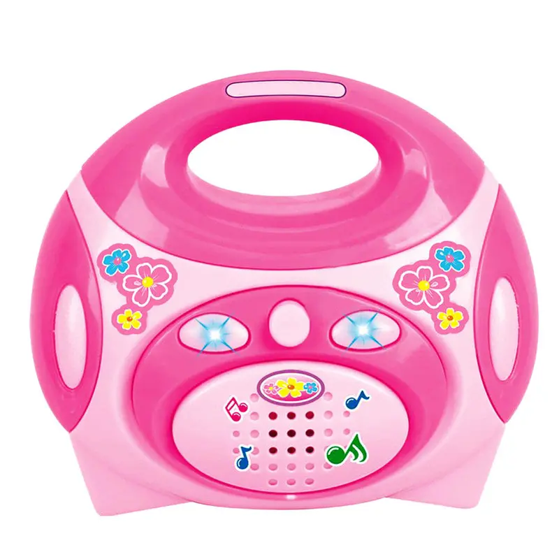 Pretend Play Toys For Girls Educational Simulation Pink Electric Radiotoys For Children Preschool Educational Kid Toy 1