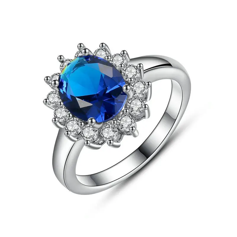 Price Oval Blue Stone Finger Rings For R213 1