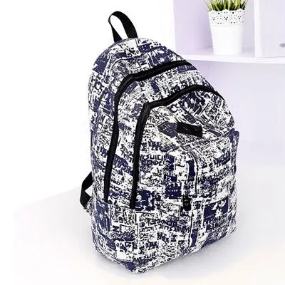 Printing Backpack College Style Women's Backpack School Bags For Teenagers Ladies Bag Women Mochila Feminina 2