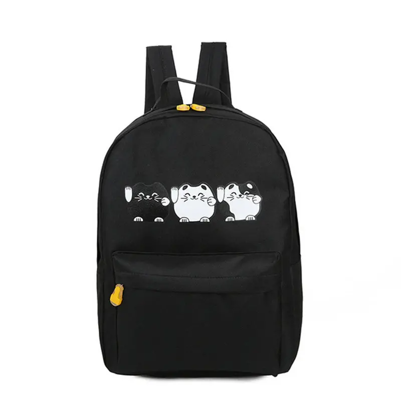 Printing Canvas Women Backpack Rucksack Travel Bags Laptop Backpacks For Teenage Girls Student School Bags Girl Boy Mochila 1