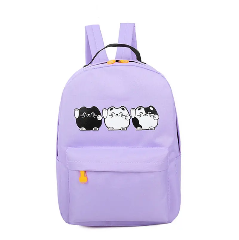 Printing Canvas Women Backpack Rucksack Travel Bags Laptop Backpacks For Teenage Girls Student School Bags Girl Boy Mochila 4