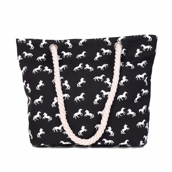 Printing Women Bag Hbag Shoulder Bags Large Tote Ladies Purse Canvas Hbags Shopping Bag Beach Satchel Bolsa 1