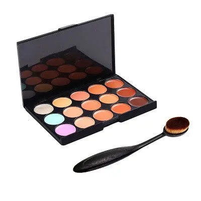Pro Cosmetics Makeup Blush Brush Powder Base Curve +15 Color Concealer 1