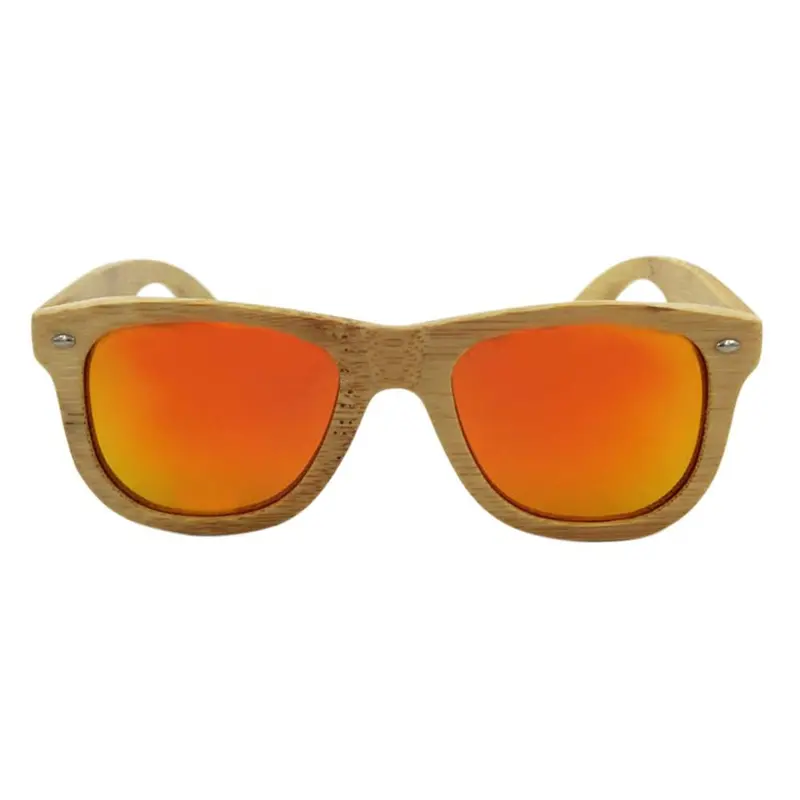Products Glass Bamboo Sunglasses Retro Vintage Wood Lens Wooden Frame Handmade Polarized Sun Glasses 1