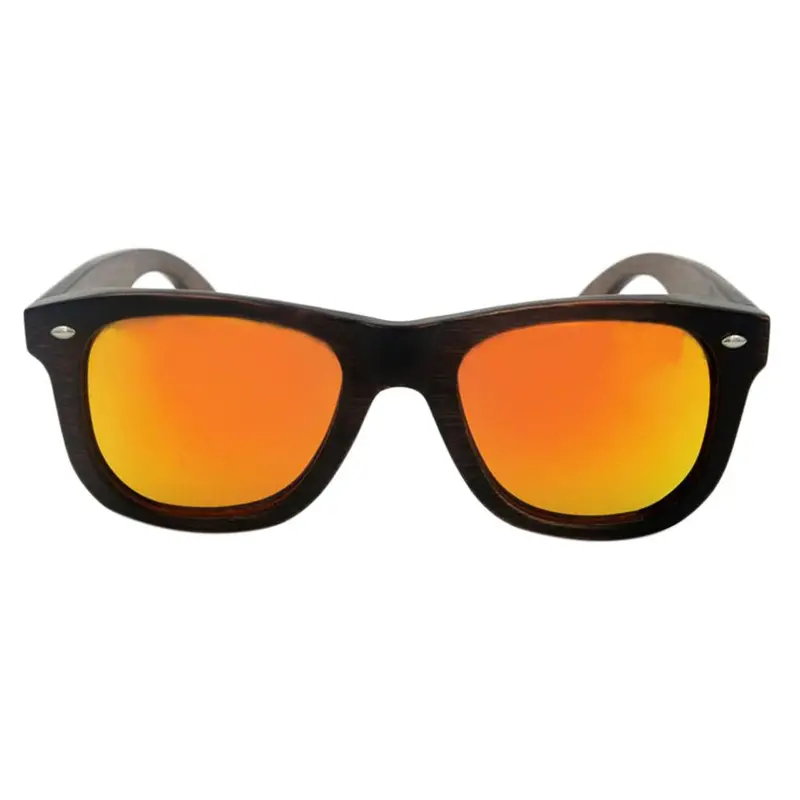 Products Glass Bamboo Sunglasses Retro Vintage Wood Lens Wooden Frame Handmade Polarized Sun Glasses 5