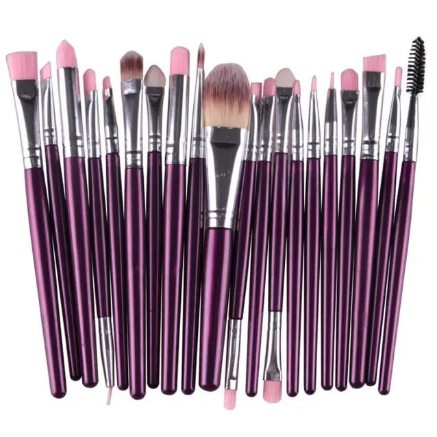 Professional 20Pc Makeup Brush Set Tools Make-Up Toiletry Kit Brand Make Up Brush Set Pincel Ta De Maquiagem 1