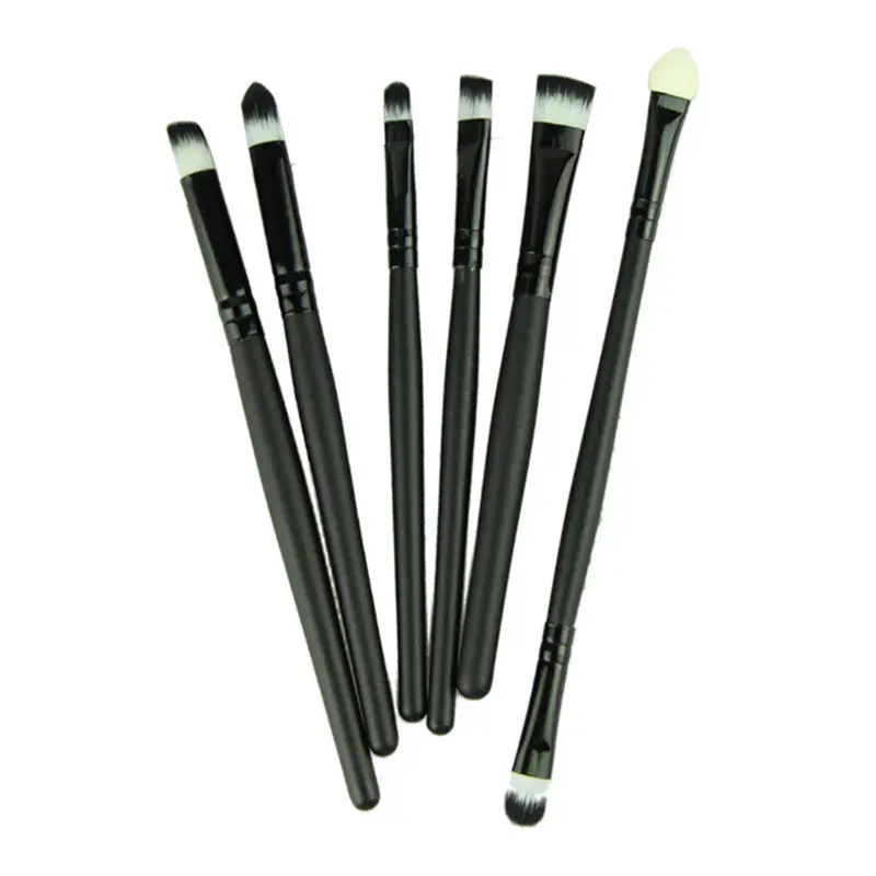 Professional 6Pcs Eye Brush Makeup Brushes Cosmetics Toiletry Kit Powder Foundation Concealer Tool Eyeshadow Make Up Brush 2