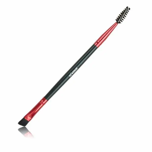 Professional Bamboo Hle Makeup Brushes Double Eyebrow Brush + Eyebrow Comb Pinceaux Maquillage Contour Make Up Brushes 1