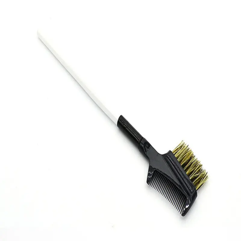 Professional Eyebrow Eyelash Dual-Comb Extension Brush Metal Comb Cosmetic Makeup Brushes Cleaner Cleaningtool 4