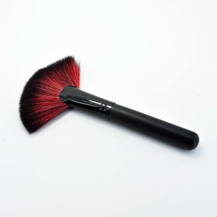 Professional Gujhui Long Fan-Shaped Makeup Brushes Powder Foundation Blending Brush Makeup Brush Maquillage Cosmetics Tool Kit 1