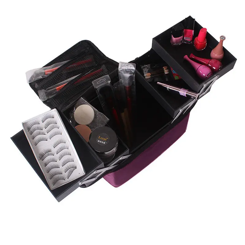 Professional Makeup Bags Cloth Cosmetics Boxes Portable Shoulder-Style Artists 1