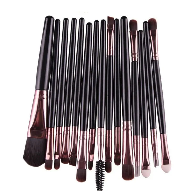 Professional Maquiagem Makeup Brushes 15Pc Beauty Cosmetics Foundation Blending Blush Make Up Brush Tool Kit Set 1