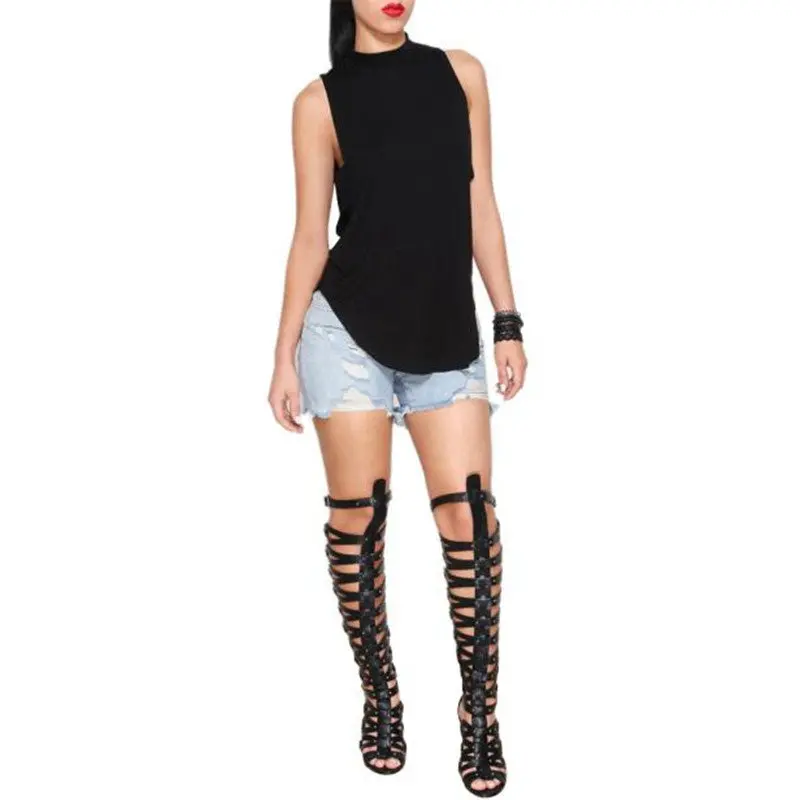 Promotion Sexy Top Women Casuals Boho Tank Vest Top Sleeveless Blouse Tops Shirt Women's Clothing 4