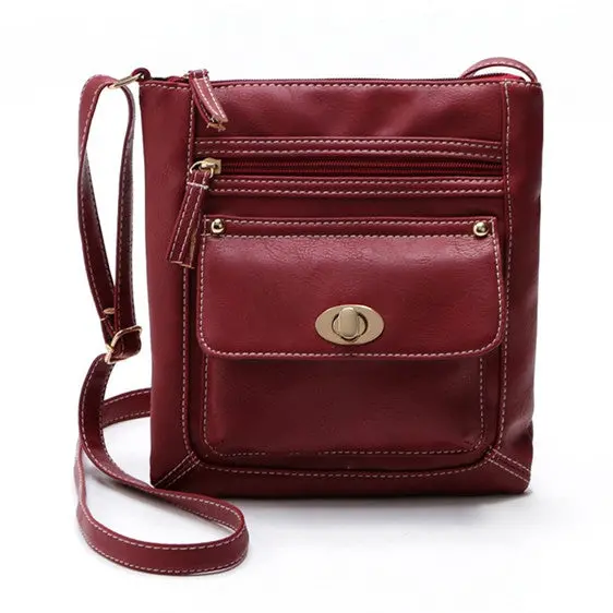 Pu Leather Bags For Women Famous Women Messenger Bags Retro Women Shoulder Bags Women's Handbags 1