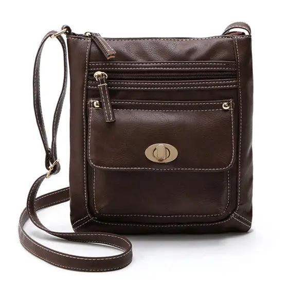 Pu Leather Bags For Women Famous Women Messenger Bags Retro Women Shoulder Bags Women's Handbags 5