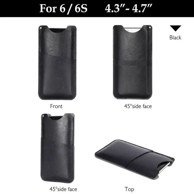 Pu Leather Flip Case Cover Wallet Pouch For Iphone 5C 5S 6 6S Plus For Samsung S6 Universal 1