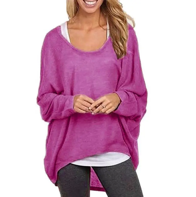 Pull Sweater Women Batwing Sleeve Loose Sweater Pullover Casual Top Christmas Sweater Fast Shipping Feida 8
