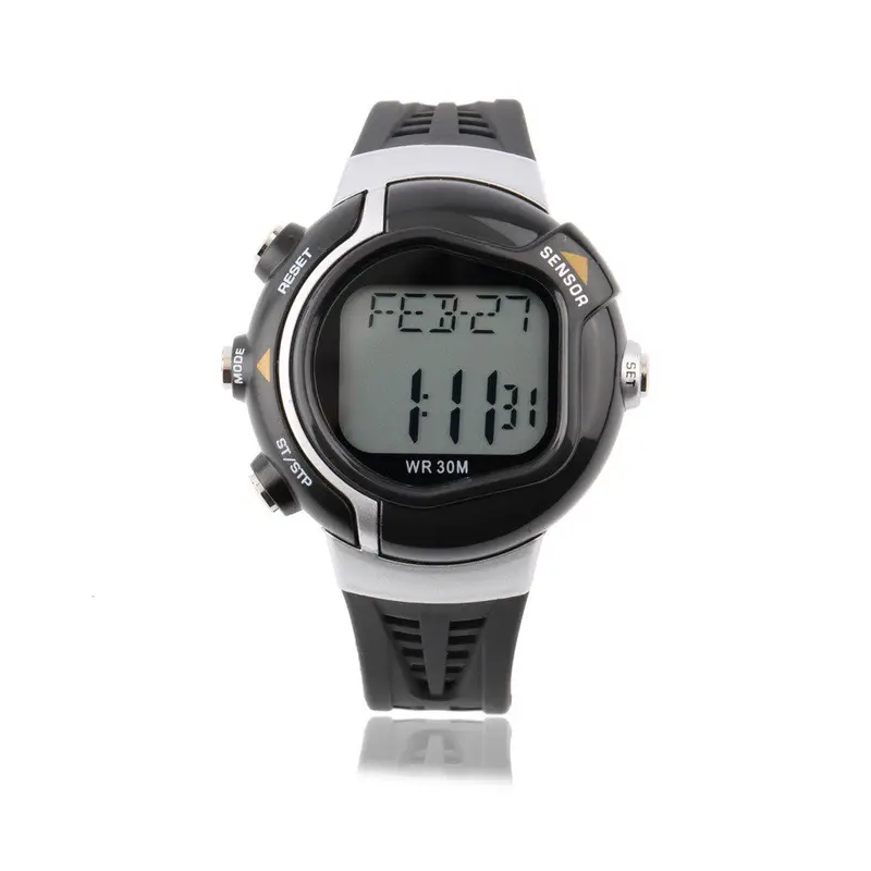 Pulse Heart Rate Monitor Calories Counter Fitness Sport Wrist Watch Waterproof 4