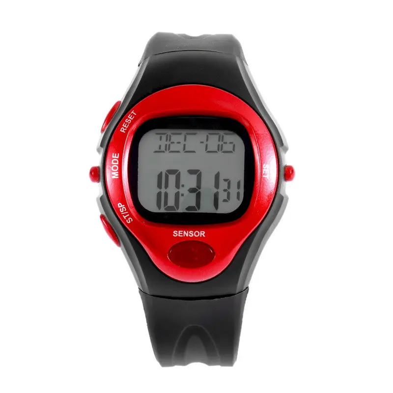 Pulse Heart Rate Monitor Calories Counter Fitness Watch Time Stopwatch Alarm 1