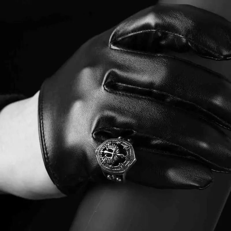 Punk Style Stainless Steel Rings For Men Irregular Cut Anel Feminino Jewellery Mayar227 5