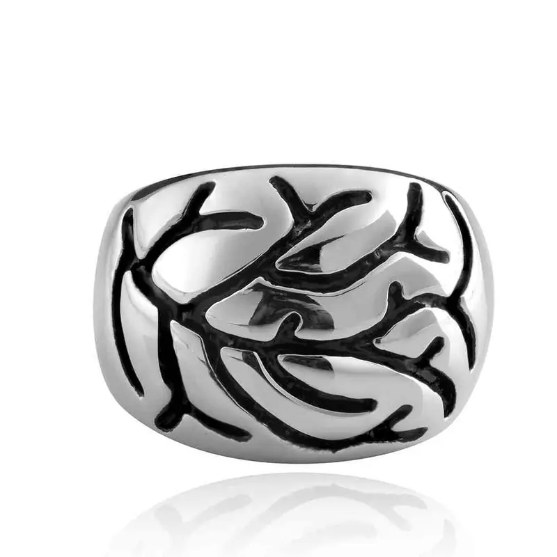 Punk Style Stainless Steel Rings Terror Vascular Bague Femme Mayar 1 1