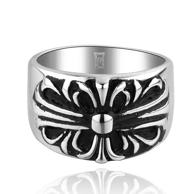 Punk Style Stainless Steel Wedding Ring Terror Black Bow Ring Men Elegant Mayar 15 1
