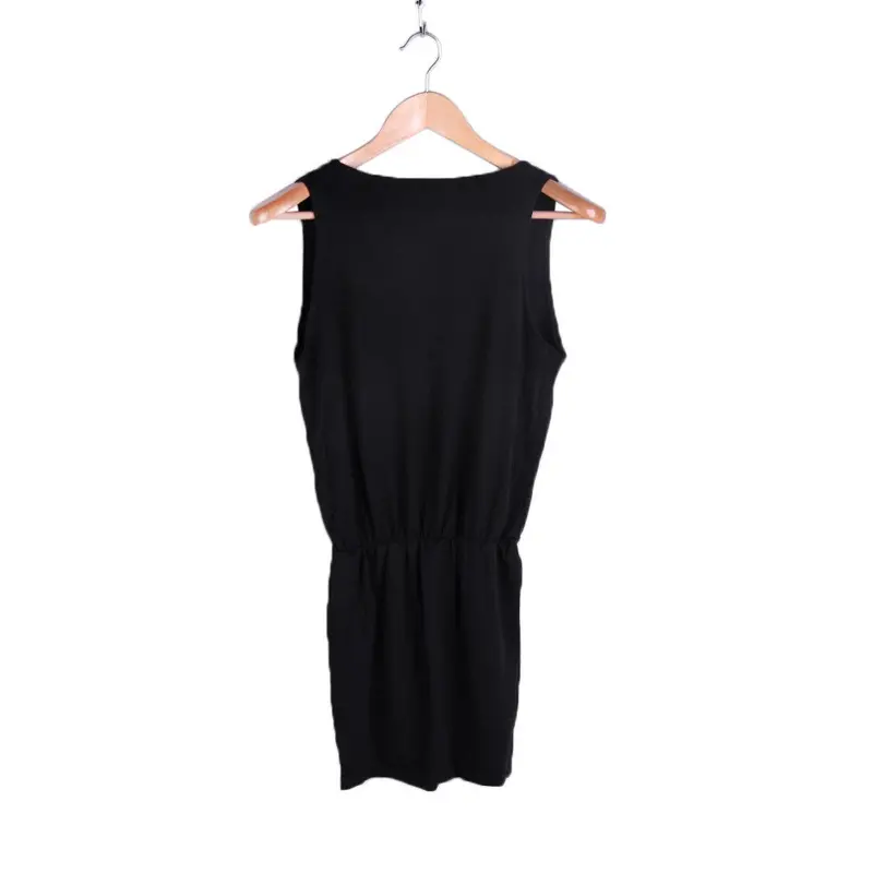 Pure Color Ladies Sexy Strapless Sleeveless A-Line Dress Style 7