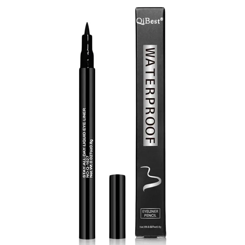 Qibest Ultimate Black Liquid Eyeliner Long-Lasting Waterproof Smudge-Proof Eye Liner Pencil Nice Makeup Cosmetic Tools 1