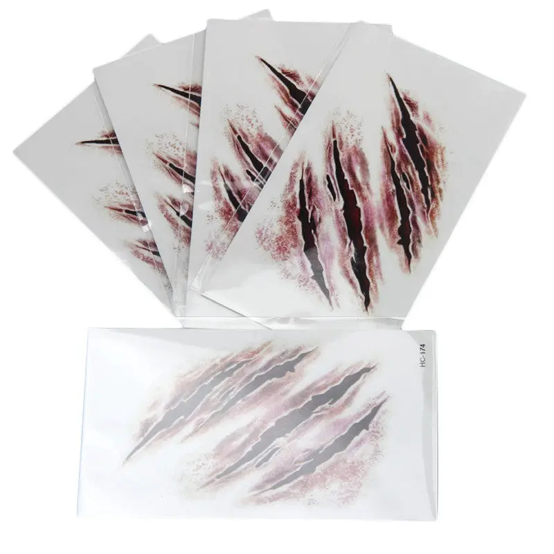 Quality Body Art Cosmetic Makeup Waterproof Originality Transfer Tattoos Men Tattoo Stickers 1