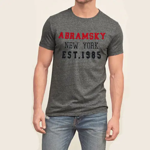 Quality Cotton Men's Short T Shirts Slim Embroider Casual Mens Tops Tees T-Shirt Xxl Free 16