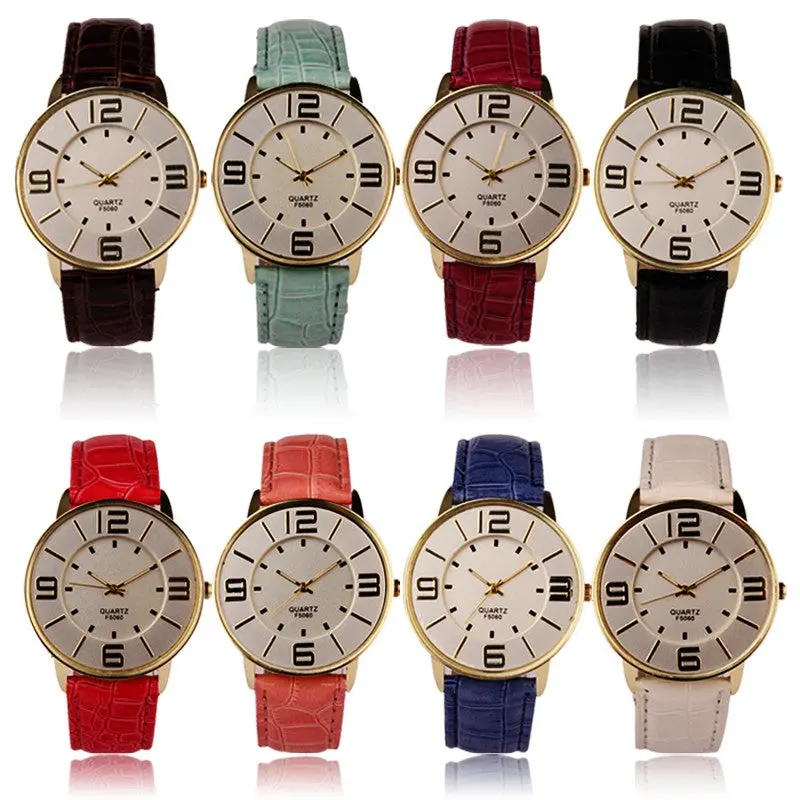Quartz Dress Watches Top Luxury Military Army Relogios Masculinos Leather Strap 8 Color 1