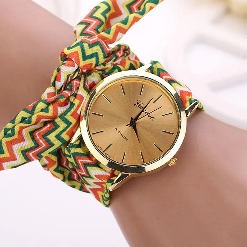 Quartz Geneva Watch Leopard Color Women Wristwatches Time Women Dress Watches Relogios Femininos 1