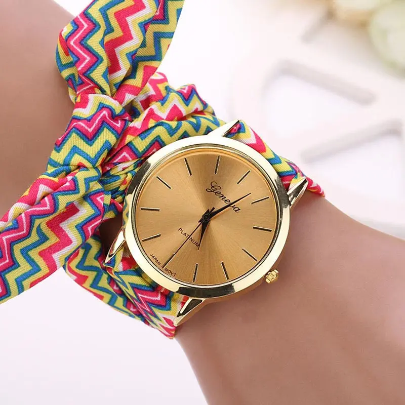 Quartz Geneva Watch Leopard Color Women Wristwatches Time Women Dress Watches Relogios Femininos 3