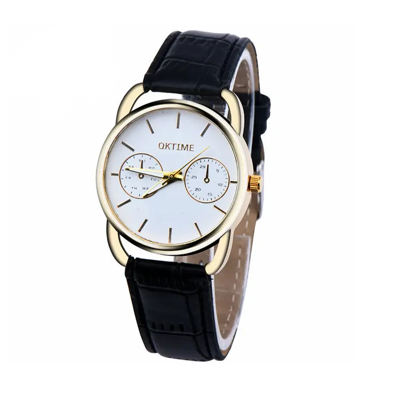Quartz Watch Men Top Luxury Oktime Famous Wristwatch Clock Leather Band Analog Quartz Watch Relogio Masculino 1