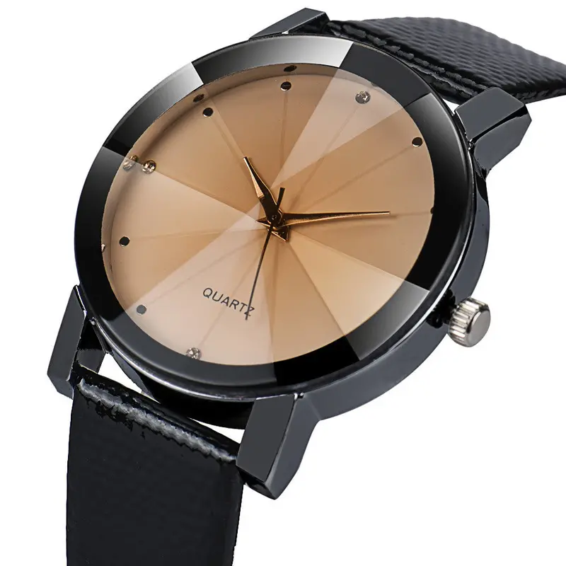 Quartz Watch Top Luxury Military Army Clock Simple Date Dial Pu Leather Band Analog Relogio Masculino 2