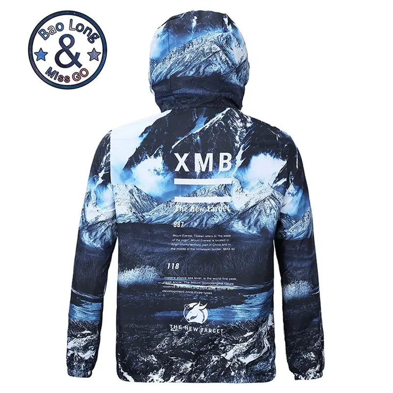 Quick-Dry Printing Thin Out-Coat Water And Wind Resistant Soft Jackets Suitable Traveling Ski 3