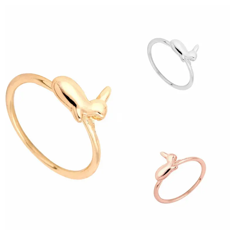 Rabbit Jewelry Cute Bunny Ring Rabbit Ring,Animal Rings R106 1