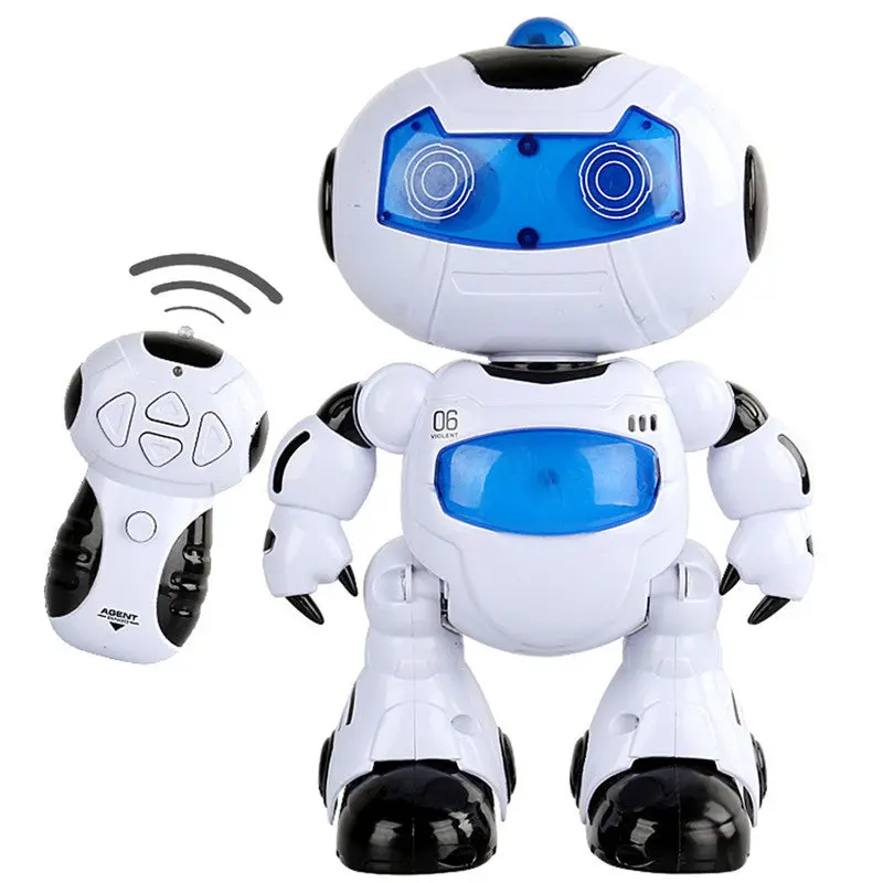 Rc Robot Toy Remote Control Musical Electronic Toy Walk Dance Lightenning Robot Christmas Birthday Gift Toy For Child Kid Boy 1